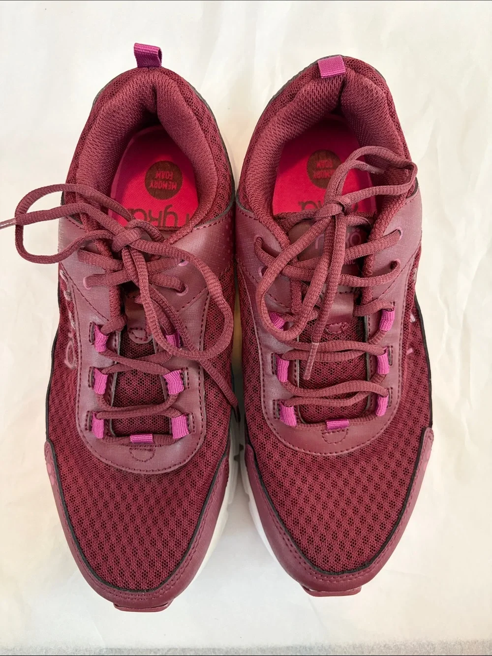 Ryka Womens Harmonic Leather Lifestyle Athletic and Training Shoes